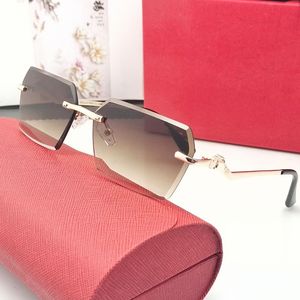 Klasik Erkek Güneş Gözlükleri Erkek Kadın Tasarımcı Unisex Kavisli Tapınaklar Bireysellik Donanım Pilising Craft Lüks Yüksek Son İş Metal Gözlükleri Çerçeveler Carti