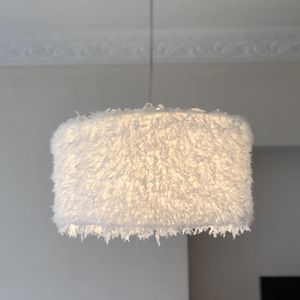 Lampy wiszące romantyczne pióro światło Modern wiszący żyrandol ciepły biały/biały do ​​sypialni/salonu/elpendant