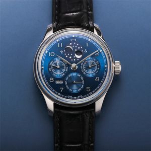 Orologi da uomo ZF montre DE luxe 41X13mm Movimento meccanico automatico svizzero 52610 Germania Design CNC Relojes orologio di lusso Orologi da polso