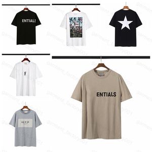 Verão Top Quality 21ss Mulheres Mens Designer Ess Branco Camisetas Luxo Tee Marca Tops Hoodies Jaqueta Reflexiva Ow Angels FG Camisa 5FWA