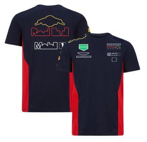 2022 new formula one racing suit short-sleeved T-shirt quick-drying breathable custom plus size