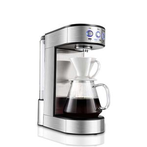 BEIJAMEI Kommerzielle handbrühende Kaffee-/Teemaschine, 90° Vertikalfluss, automatische Espresso-Kaffeezubereitung