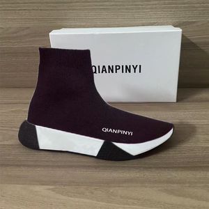 Meias elásticas de malha GAI botas primavera outono clássicas sexy ginásio casual sapatos femininos plataforma moda bota esportiva masculina senhora viagem tênis grosso tamanho grande 35-45 com caixa