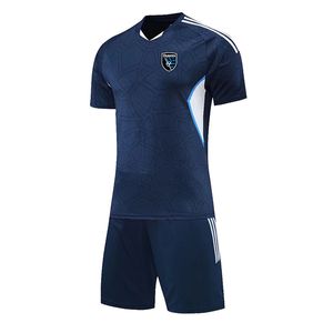 Tute da uomo San Jose Earthquakes estate Camicia da allenamento per sport all'aria aperta camicia sportiva a maniche corte per il tempo libero