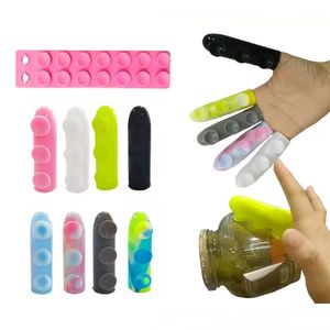 Wholesale magic fingers for sale - Group buy Finger Toy Silicone Decompression Toys Suction Cup push Magic Squidopop Splicing Antistress Soft Squishy
