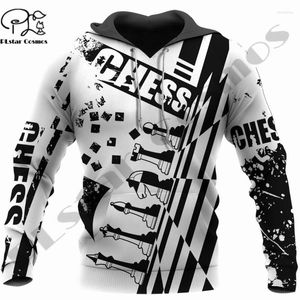 Męskie bluzy bluzy Plstar Cosmos 3dprint moda szacha wzór sztuki harajuku pullover zabawne unikalne unisex swobodne bluzy/bluza/