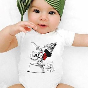 Rompers Baby Boy Pierwszy strój urodzinowy uroczy mafalda nadruku urodzony niemowlę romper letni jesień swobodne noszenie dziewczyny body ropa beberompers
