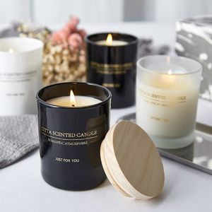 Ins Nordic Style Aromaterapia Candle Cup Dekoracja Romantyczny obiad Rekwizyty Mleko Tea Shop Table Decoration CX220323