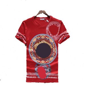 1ルクサスリーデザイナーメンズTシャツドレスシャツ夏のメンズアンドレディース付きモノグラムされたカジュアルトップクオスファッションストリートウェア