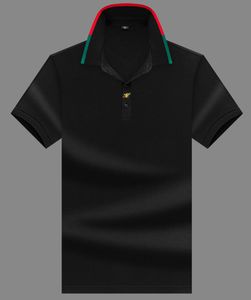 Hochwertiges High-End-Kurzarm-T-Shirt der Marke Paul für Herren. Bee-Poloshirt aus 100 % Baumwolle, Revers, Business, koreanische Sommerstickerei, Herrenbekleidung