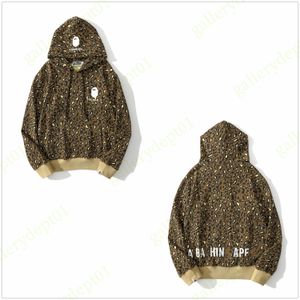 Mens hoodie designer hoodies shark hoodie color stitching falska blixtlås mönster kvinnliga tröjor vända bokstäverna tröjor slips färg hoody hoodys 160