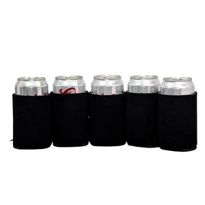 Isıya dayanıklı Drinkware Kolu Süblimasyon Soğutucu Neopren Termal Transferi Boş Kapakları 10 * 13 cm Soğutucular İçecek Kupası Şişe Kol Yalıtkan Wrap Kapak FY4688