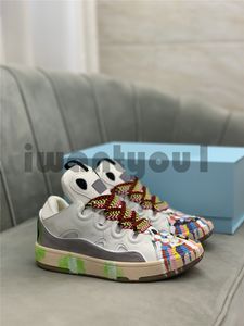 Designer Dept Curber Buty zewnętrzne Authentic zamszowy nappa cielęcy mężczyźni kobiety Sneakers gumowe platforma Bumpr Bur House Sports White Brown Grey 35-45 EUR