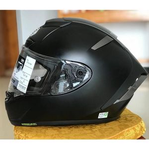 オートバイヘルメットX14ヘルメットX-Fourteen R1 60th Anniversary Edition Matte Black Full Face Racing Casco de Motociclemotorcycle