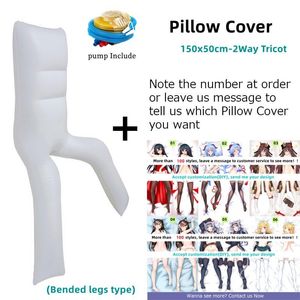 Yastık kasası şişme genshin etkisi anime dakimakura seksi seks araçları 50x150 gövde 2wt uyku yastıkları azur lanepillowpillow