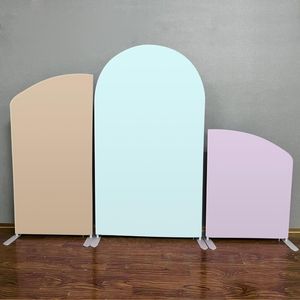 Party Decoration Custom Arch Backdrop Stand Brown Green Pink Wedding Decor Banners Baby Shower BackgroundParty