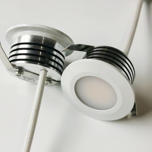 Mini-LED-Spot-Downlights, COB, 5 W, LED-Spots, 110 V, 220 V, dimmbares Licht für Deckenschränke, Vitrinen, Loft-Dekorationen