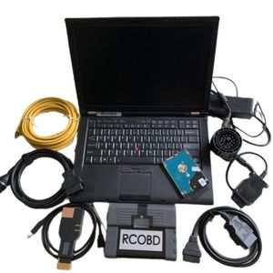 V05.2024 S0ft/Ware för BMW Auto Diagnosis Tool ICOM A2 Används Second Hand Laptop Computer T410 I5 4G Full Set Ready to Work Senaste 1TB HDD