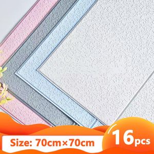 Wallpapers Self-adhesive 3d Wallpaper Waterproof Living Room Bedroom Decoration Wall Panel Soundproof Bathroom Kitchen DecorationWallpapers