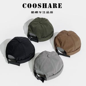 Beanie Thin Style Quick Dry Hat Maschio Summer Local Ruffian Hats Beanie Landlord Female Retro Hip Hop Yuppie Cap Fashion Brand Guapskin Skull Caps