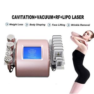 40K cavitation ultrasonic slimming device 6 in 1 RF equipment home radio frequency machine
