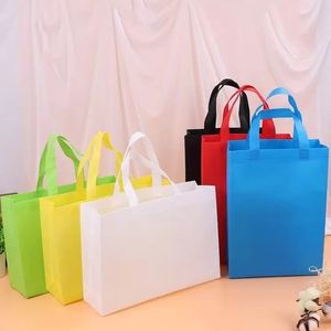 New Colorful Folding Bag Non-woven Fabric Foldable Shopping Bags Reusable Eco-friendly Folding Bag New Ladies Stor jllgHe sinabag C0711G16