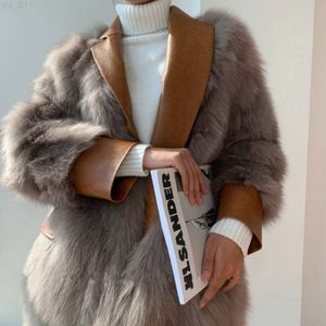 Winter Women's Thickened Warm Furry Coat Eco Faux Fur Top Fabric Coats China Vest Bear Jacket Ponchos And Capes Tunic Outerwear T220716