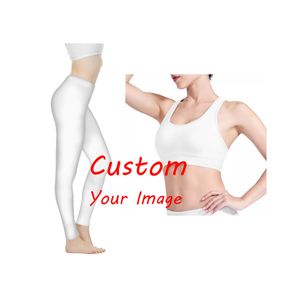 Doginthehole Design personalizzato 2 pezzi Canotta da yoga da donna e top leggings Poliestere Assorbente del sudore Traspirante Slim Fit XS 2XL 220616