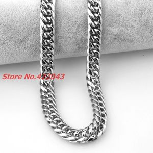 Wholesale mens heavy chain necklace for sale - Group buy Chains quot MM Heavy Silver Color Polished Stainless Steel Mens Curb Cuban Chain Necklace Brand Trendy JewelryChains