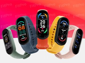 M 6 Pulseiras Inteligentes Rastreador de Fitness Monitor de Frequência Cardíaca Real Monitor de Pressão Arterial À Prova D' Água Relógio Esportivo Para Celulares Android VS M 4 5 ID 115 Plus