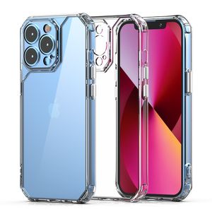 Shoockproof Transparent Clear Byer TPU Hard Acrylic Phone Cases for iPhone 13 12 11 Pro Max XR XS X 8 7 Plus High Quality Cellphone Cover