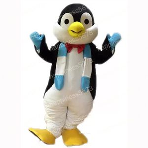 Simulation Penguin Mascot Costumes High quality Cartoon Character Outfit Suit Halloween Adults Size Birthday Party Outdoor Festival Dress