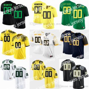 2022 Custom Oregon Ducks College Football Wear Jersey valfritt namn Sätt NCAA 7 CJ Verdell 6 Juwan Johnson 35 Troy Dye 2 Mykael Wright 98