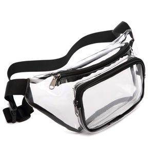 Clear Fanny Pack Pack Impermea Transparente Saco do Bolsa Aprovada pelo Pacote de Correntamento PVC PVC