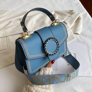 Evening Bags 2022 Luxury PU Design Ladies Shoulder Bag Adjustable Strap Built-in Compartment Party Girl Cosmetic Messenger