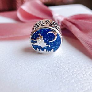 Authentic 925 Sterling Silver Spring Beads Magic Carpet Ride Charms Fits European Pandora Style Jewelry Bracelets & Necklace DIY For Women 798039ENMX