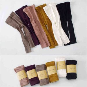 Spring Autumn Tights for Girls Children Solid Pantyhose Cotton Stockings Toddler Baby Kid Underwear L220716