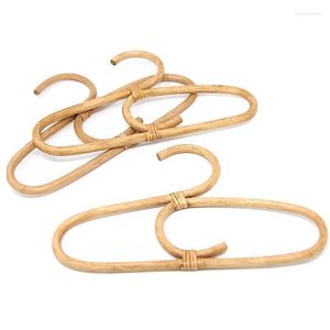 3Pcs Wooden Baby Hangers - Bamboo Clothes Natural Eco-Friendly -Natural Rattan Hanger