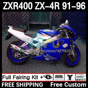 Kit de carrocimento para kawasaki ninja zxr-400 zx 4r Cowling zxr 400 cc 400cc 12dh.1111 zx-4r zxr400 91 92 93 94 95 96 ZX4R 1991 1992 1993 1994 1995 1996 1996