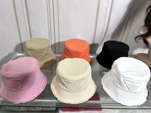 Hat Embroidered Inverted Triangle Bucket Hat Wool Tassel Fashion All-Match Leisure Basin Hat