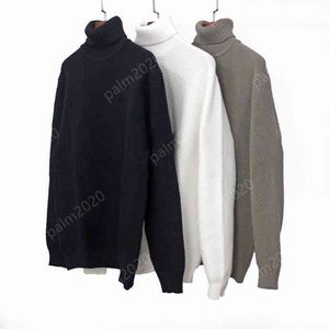 Mens Designer Sweaters Retro Classic Autumn Winter Turtleneck Jumper Sweater Luxury Men Fashion Märke Bekväm varm designertröja