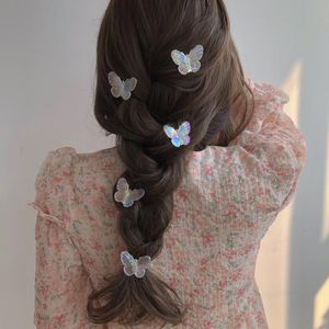 جميلة خلات الشعر المشابك الكورية فراشة مقاطع الشعر مخلب للفتيات