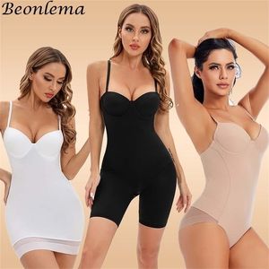 Body donna Shapewear Body Shaper con coppa Compressione Corpi Guaina ventre Vita Trainer Biancheria intima dimagrante riduttiva 220702