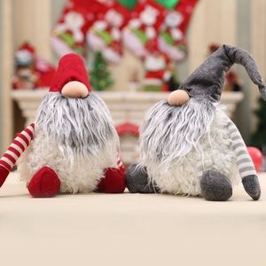 Cartoon Christmas Decorations Dolls Stuffed Toys Creative Gifts For Children Santa Claus Ornaments 30x30cm Year Xmas Product 201027