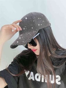 USPOP Women Baseball Cap 2022 Luxury Rhinestone Caps Summer Sun Visor Fashion Hats Shade