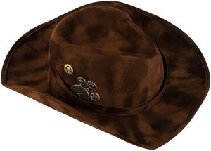 Berets Felt Cowboy Hat - Steampunk Inspired Design