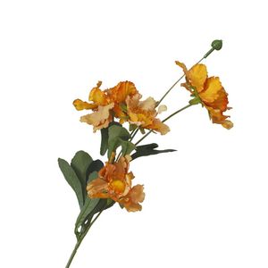 Dekorativa blommor kransar simulering blommor vild krysantemum pografi props fest hem amerikansk enkel silkes livtro bröllopsblommor