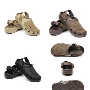 2021Men Clogs Sandals Casual Summer Shoes Slipper Men Leisure Flip Flops Men Cow Leather Sandals Light Beach Shoes Yukon Sport CX220517