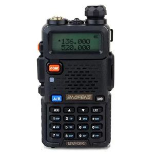 I lager DHL Baofeng UV-5R UV5R Walkie Talkie Dual Band 136-174MHz och 400-520MHz Two Channel Radio Transceiver med 1800mAh Batterifri headset Partihandel