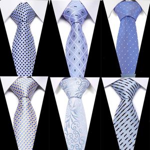 7.5cm Mens Classic Tie Silk Jacquard Woven Plaid Check Striped Cravatta Ties Man Bridegroom Business Necktie Accessories